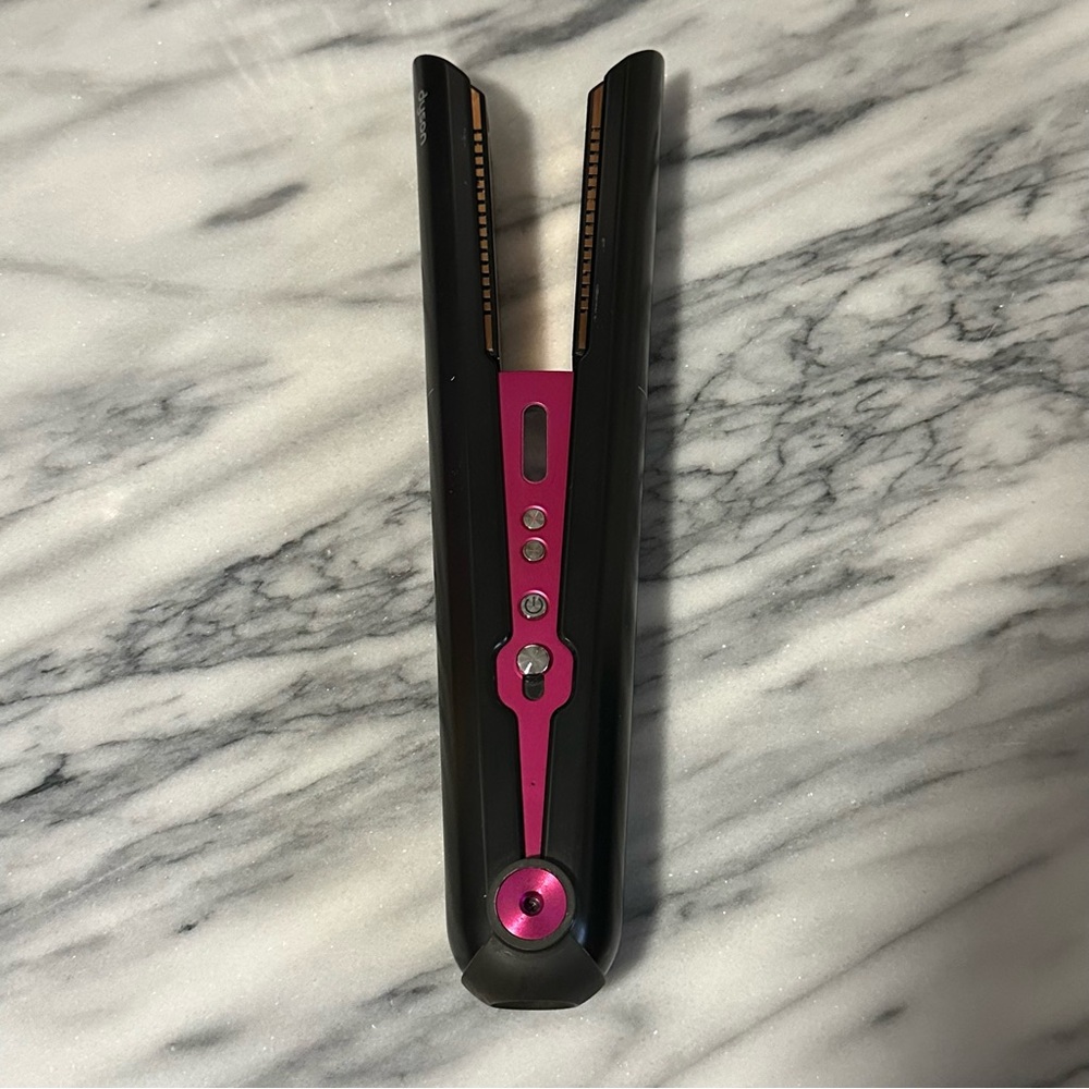 Dyson Corrale Hair Straightener Black Nickel & Fuchsia - Picture 2 of 11